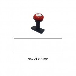 Hand Stamp MS2479R , 24x79mm